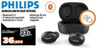 Expert Di Lella Philips Auricolari In Ear TAT2205 offerta