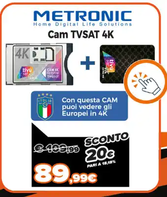 Metronic Cam TVSAT 4K