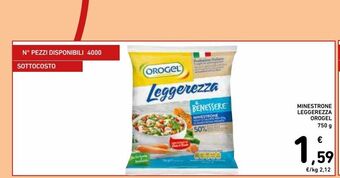 Spazio Conad Minestrone leggerezza orogel 750g offerta