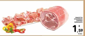 Spazio Conad Pancetta stagionata coppata sgrassata offerta