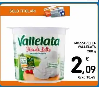 Spazio Conad Mozzarella vallelata 200g offerta