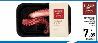 Spazio Conad Tentacoli di polpo sapori & idee conad 200g offerta
