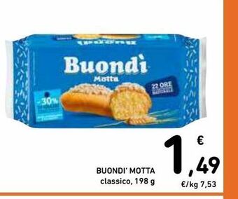 Spazio Conad Buondì motta classico 198g offerta