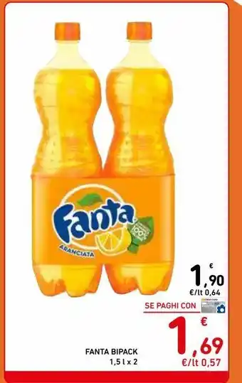 Spazio Conad Fanta bipack 1.5 l x2 offerta