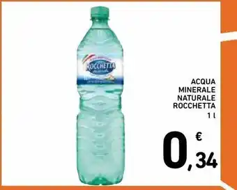 Spazio Conad Acqua rocchetta minerale naturale 1 l offerta