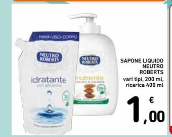 Spazio Conad Sapone liquido neutro roberts offerta