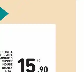 Spazio Conad Bottiglia termica minni o mickey mouse disney 0.50 l offerta