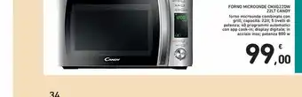Spazio Conad Forno a microonde 22lt candy cmxg22dw offerta