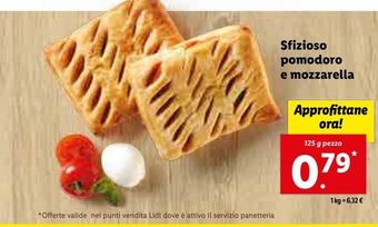 Sfizioso pomodoro e mozzarella