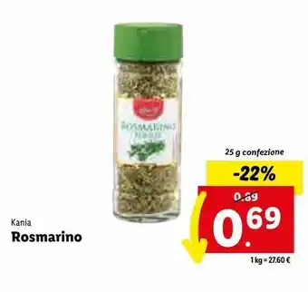 Lidl Rosmarino offerta