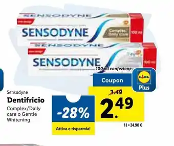 Lidl Dentifricio 100 ml offerta