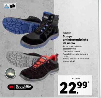 Lidl Scarpe antinfortunistiche da uomo offerta