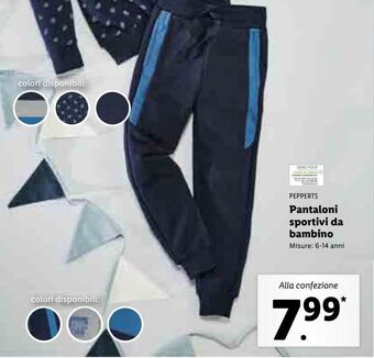 Lidl Pantaloni sportivi da bambino offerta