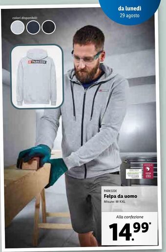 Lidl Felpa da uomo offerta