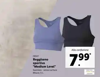 Lidl Reggiseno sportivo ' medium level' offerta