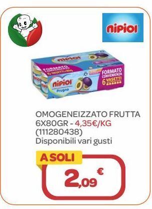 Bimbo Store Omogeneizzato frutta offerta