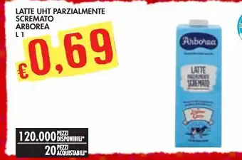Bennet Latte uht parzialmente scremato arborea offerta