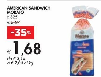 Bennet American sandwich morato offerta