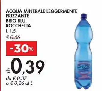 Bennet Acqua minerale leggermente frizzante brio blu rocchetta offerta