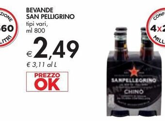 Bennet Bevande san pellegrino offerta