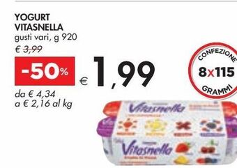 Bennet Yogurt vitasnella offerta