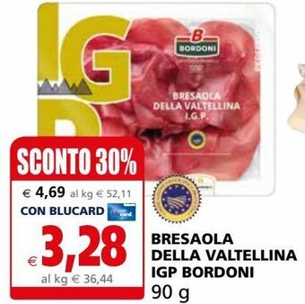 Il Gigante Bresaola della valtellina igp bordoni offerta