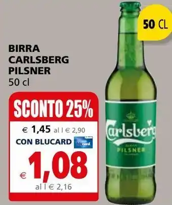 Birra carlsberg pilsner