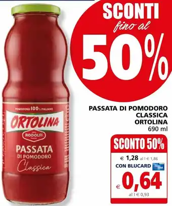 Passata di pomodoro classica ortolina