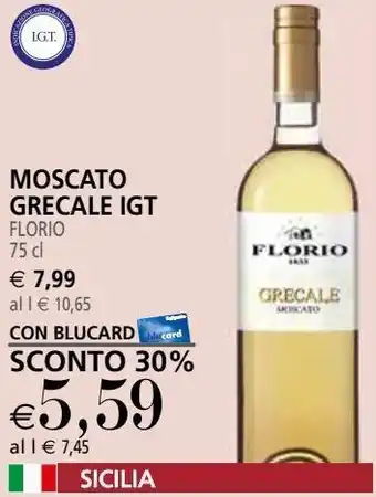 Moscato grecale igt florio