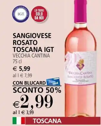 Sangiovese rosato toscana igt vecchia cantina