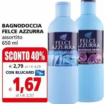 Il Gigante Bagnodoccia felce azzurra assortito offerta