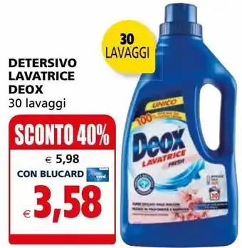 Il Gigante Detersivo lavatrice deox 30 lavaggi offerta