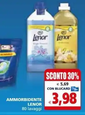 Il Gigante Ammorbidente lenor offerta