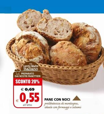Pane con noci