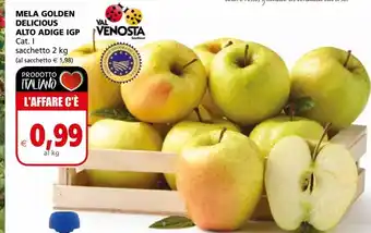 Il Gigante Mele golden delicius alto adige igp offerta