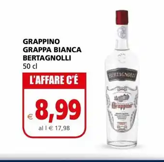 Grappino grappa bianca bertagnolli 50 cl