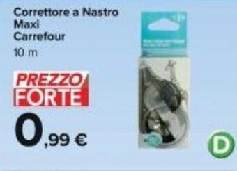Carrefour Carrefour Correttore A Nastro Maxi 10 m offerta