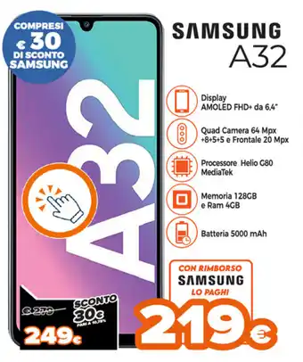 Expert Di Lella Samsung A32 offerta