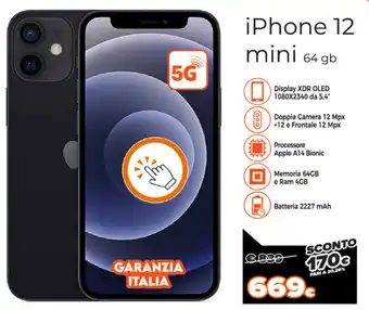 Expert Di Lella iPhone 12 mini, 64 GB offerta