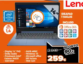Lenovo Ideapad 1 14IGL05