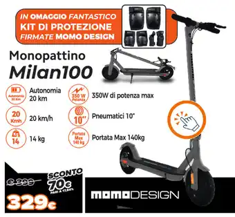Expert Di Lella Monopattino Milan100 offerta