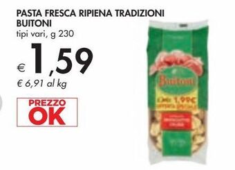 Bennet Pasta fresca ripiena tradizioni buitoni offerta