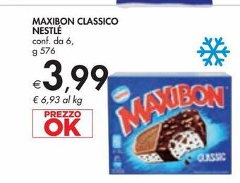 Bennet Maxibon classico nestlè offerta