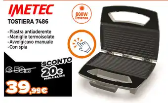 Expert Di Lella Imetec Tostiera 7486 offerta