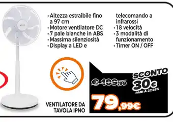 Ventilatore Da Tavola Ipno