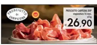 Bennet Prosciutto carpegna dop offerta