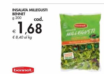 Bennet Insalata millegusti bennet offerta