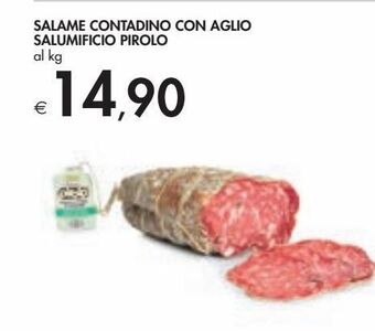 Bennet Salame contadino con aglio salumificio pirolo offerta