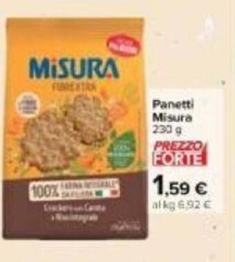 Carrefour MISURA Panetti 230 g offerta