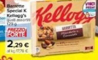 Carrefour Kellogg's Barrette Special K Gusti Assortiti 129 g offerta